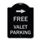 Signmission Free Valet Parking W/ Right Arrow Heavy-Gauge Aluminum Architectural Sign, 24" x 18", BS-1824-23942 A-DES-BS-1824-23942 - alternate 1